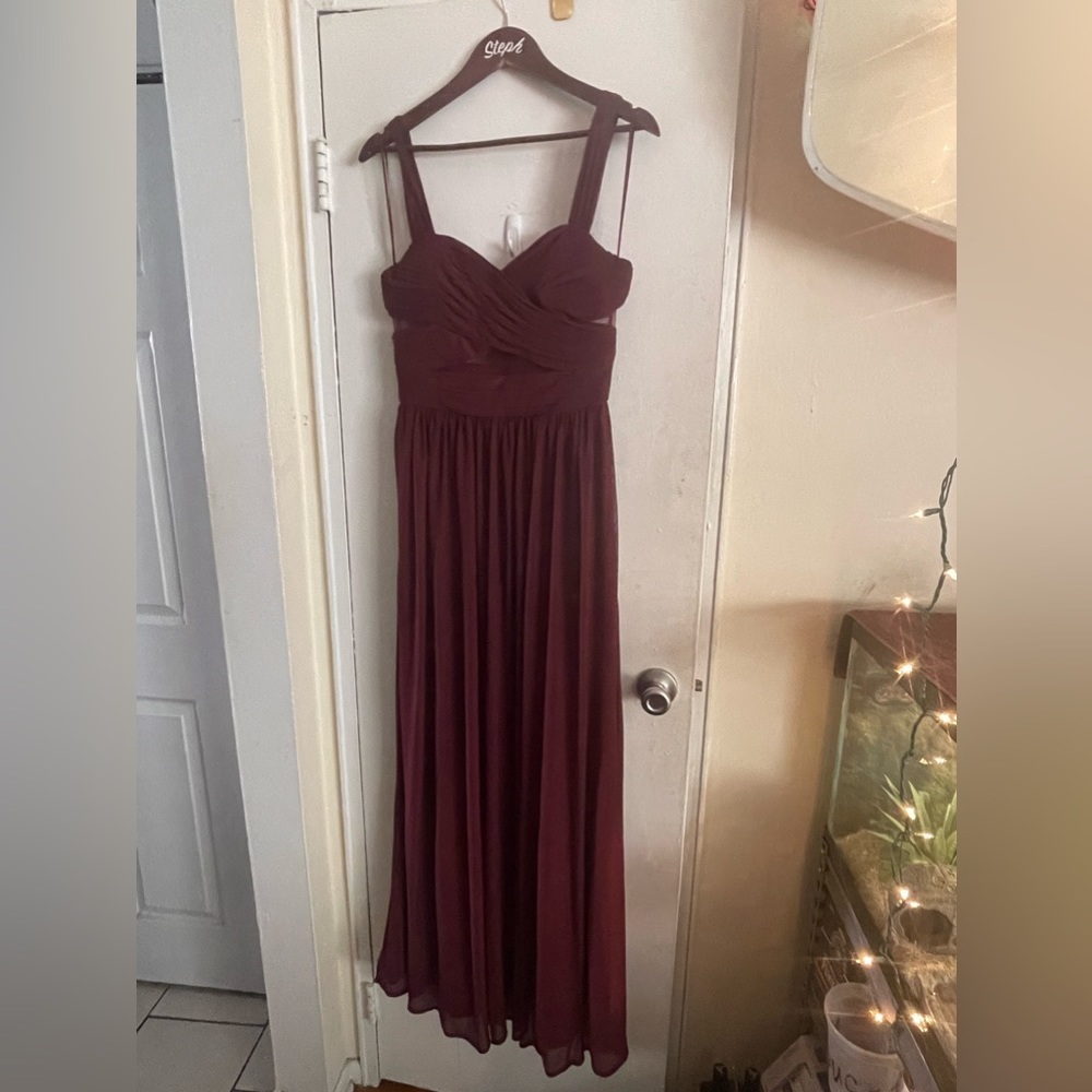 Birdie Grey Elyse Dress M in Cabernet